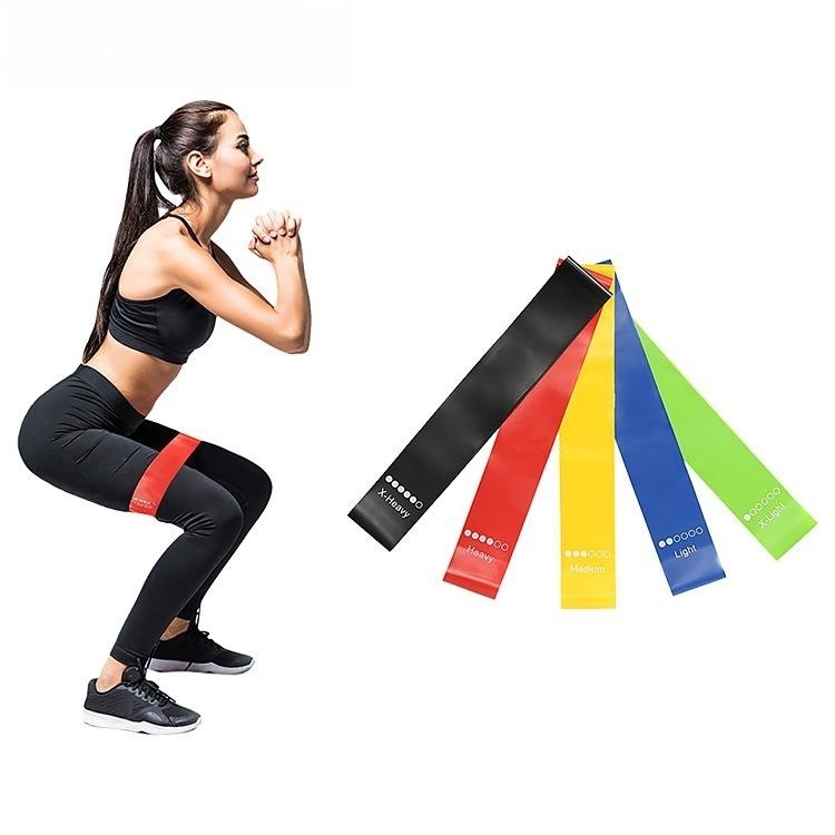 1-5 個フィットネスワークアウト機器ゴム抵抗バンドヨガジム - Crossfit Ga のレビューと価格