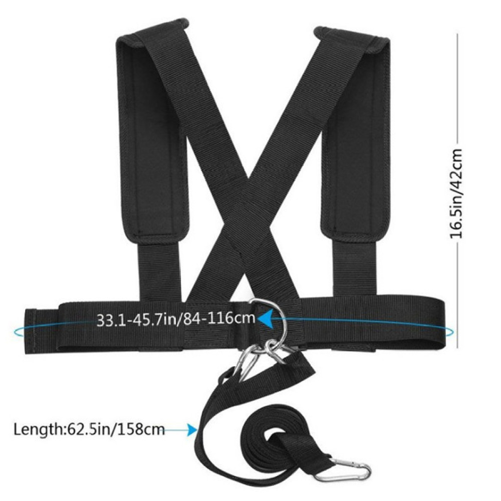 調整可能なフィットネス抵抗スレッドハーネスベスト ランニング - Crossfit Fitness Gear のレビューと価格