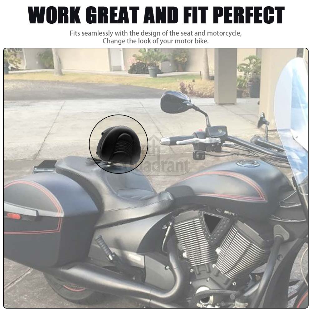 オートバイシートバックレスト、取り付けキット付きパッセンジャ - Crossfit Victory のレビューと価格