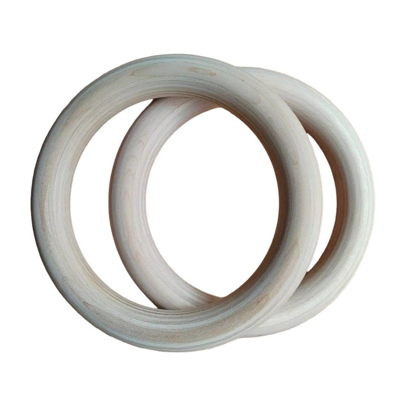 HOES-木製体操リング-1組、ホームジムやトレーニングに最 - Gymnastic Ring Wood のレビューと価格