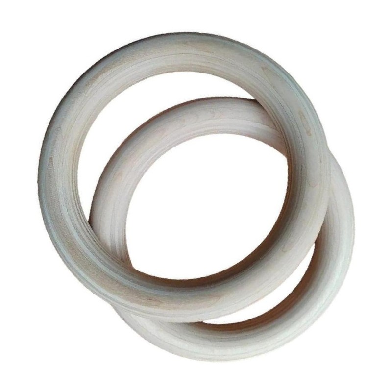 HOES-木製体操リング-1組、ホームジムやトレーニングに最 - Gymnastic Ring Wood のレビューと価格