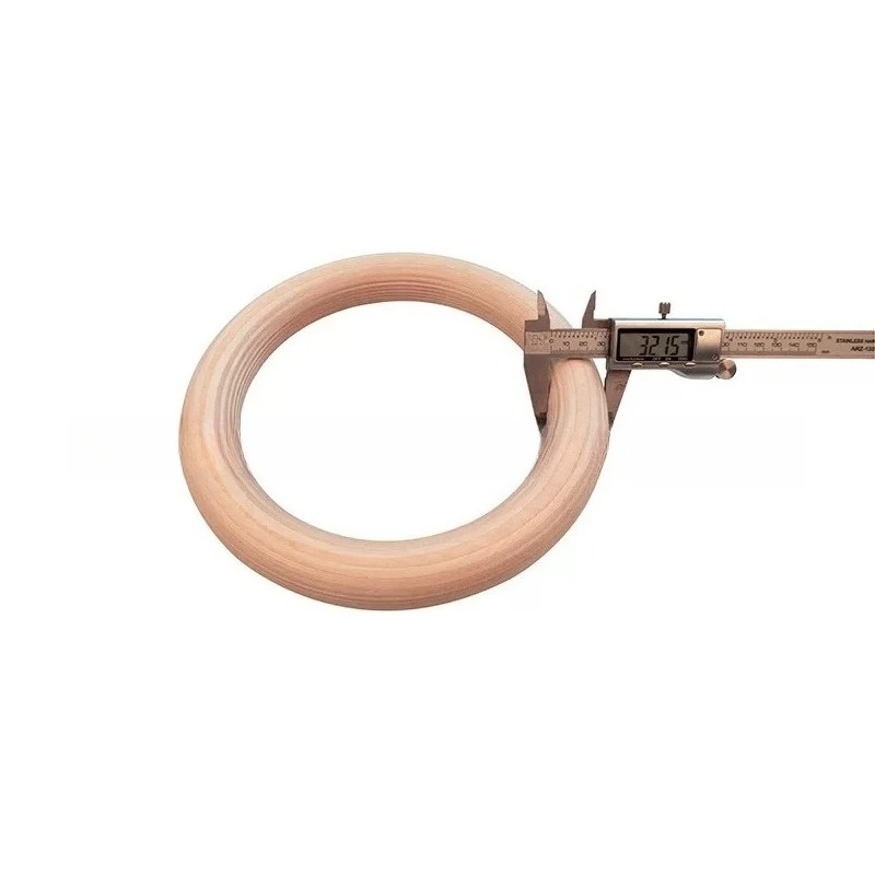 安全で耐久性に優れた白樺材製の体操用リング。自宅での筋力トレ - Gymnastic Ring Wood のレビューと価格