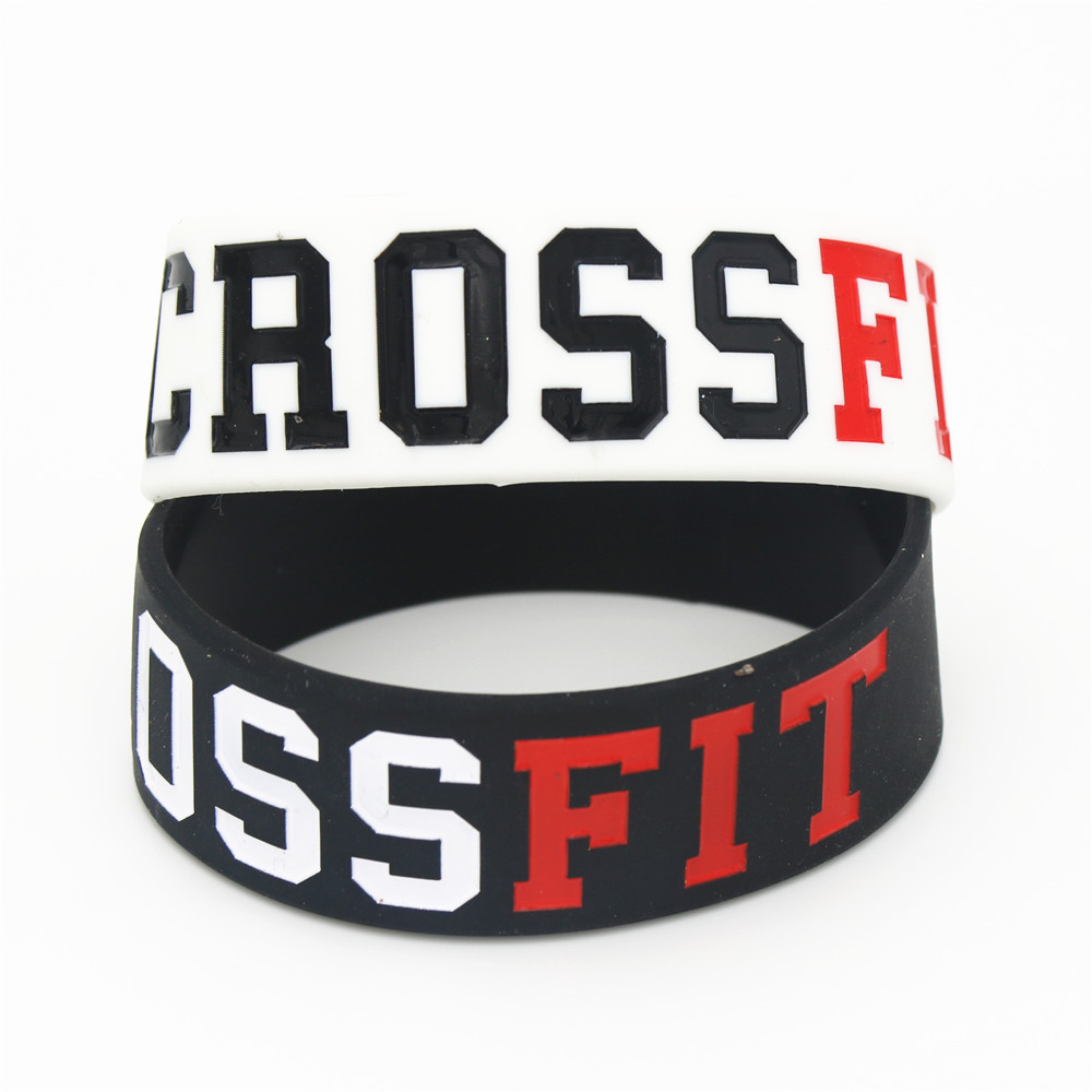 男性と女性のためのシリコンクロスブレスレット,新しいファッシ - Crossfit Ga のレビューと価格