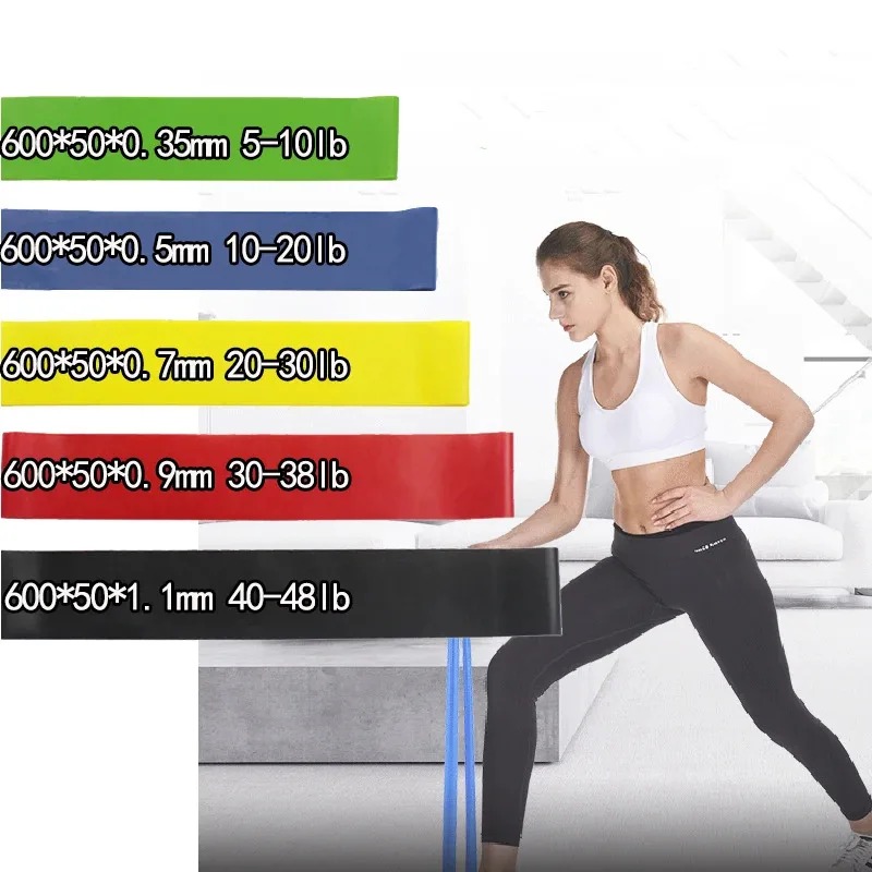 トレーニングフィットネスゴム抵抗バンドヨガホームジム弾性ゴム - Crossfit Ga のレビューと価格